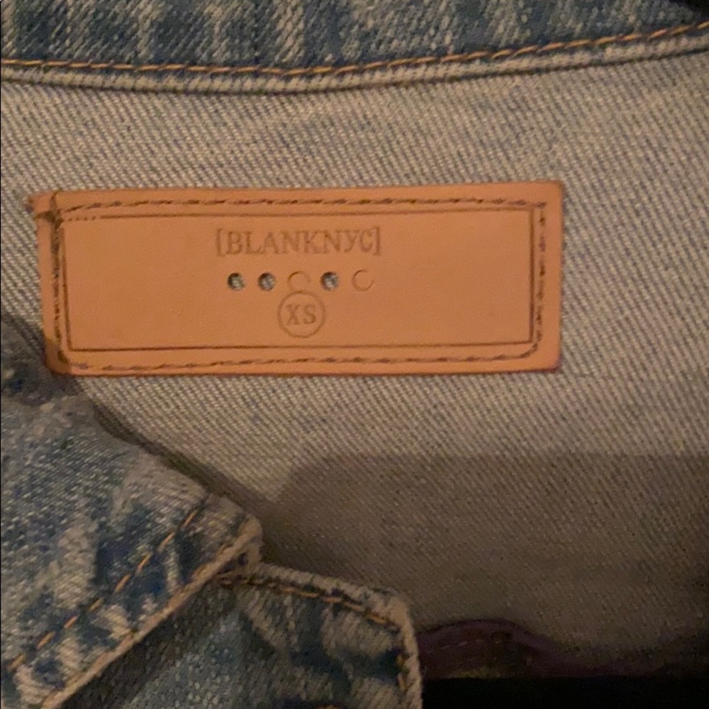 Blank NYC floral embroidered denim jacket - Picture 5 of 5